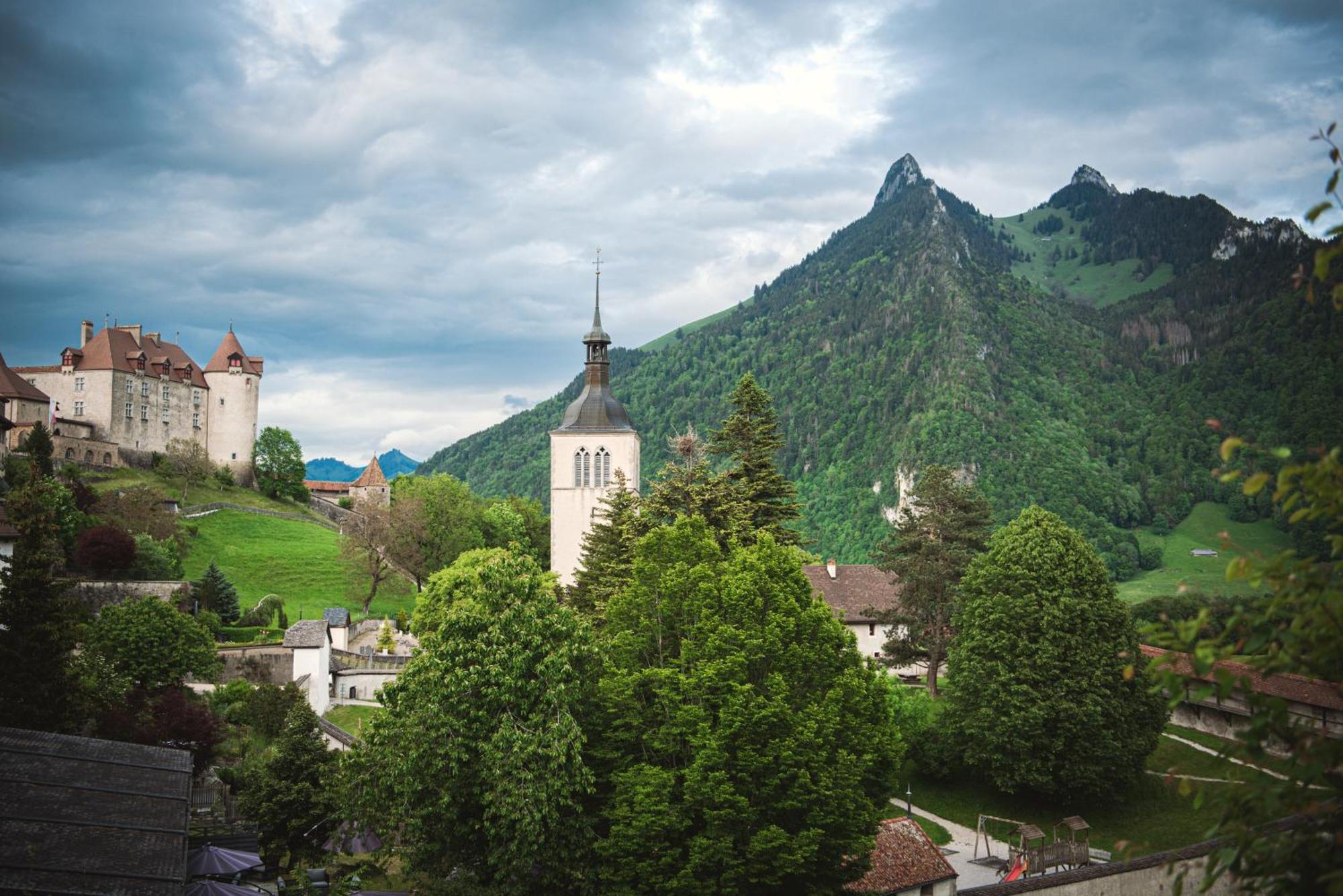 Hotel Le Saint Georges Gruyeres Esterno foto